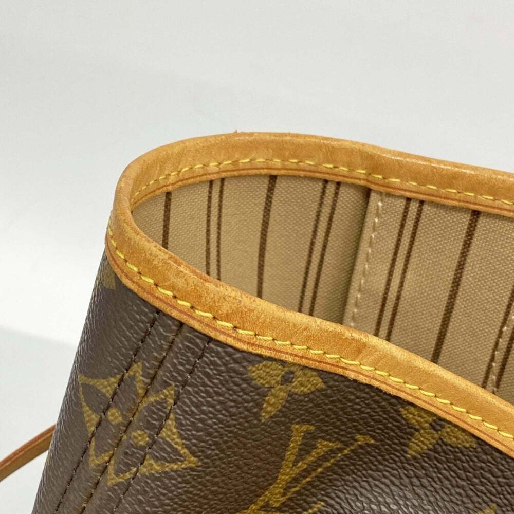 LOUIS VUITTON Brown Monogram Neverfull MM Tote Bag - Picture 7 of 12